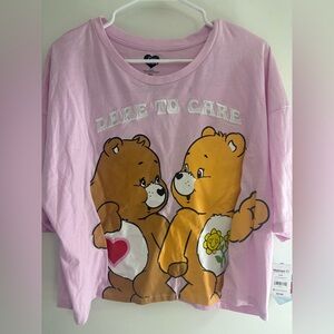 Pink Care Bears Graphic T-Shirt crop top XXXL
